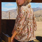 Teri Floral Blouse