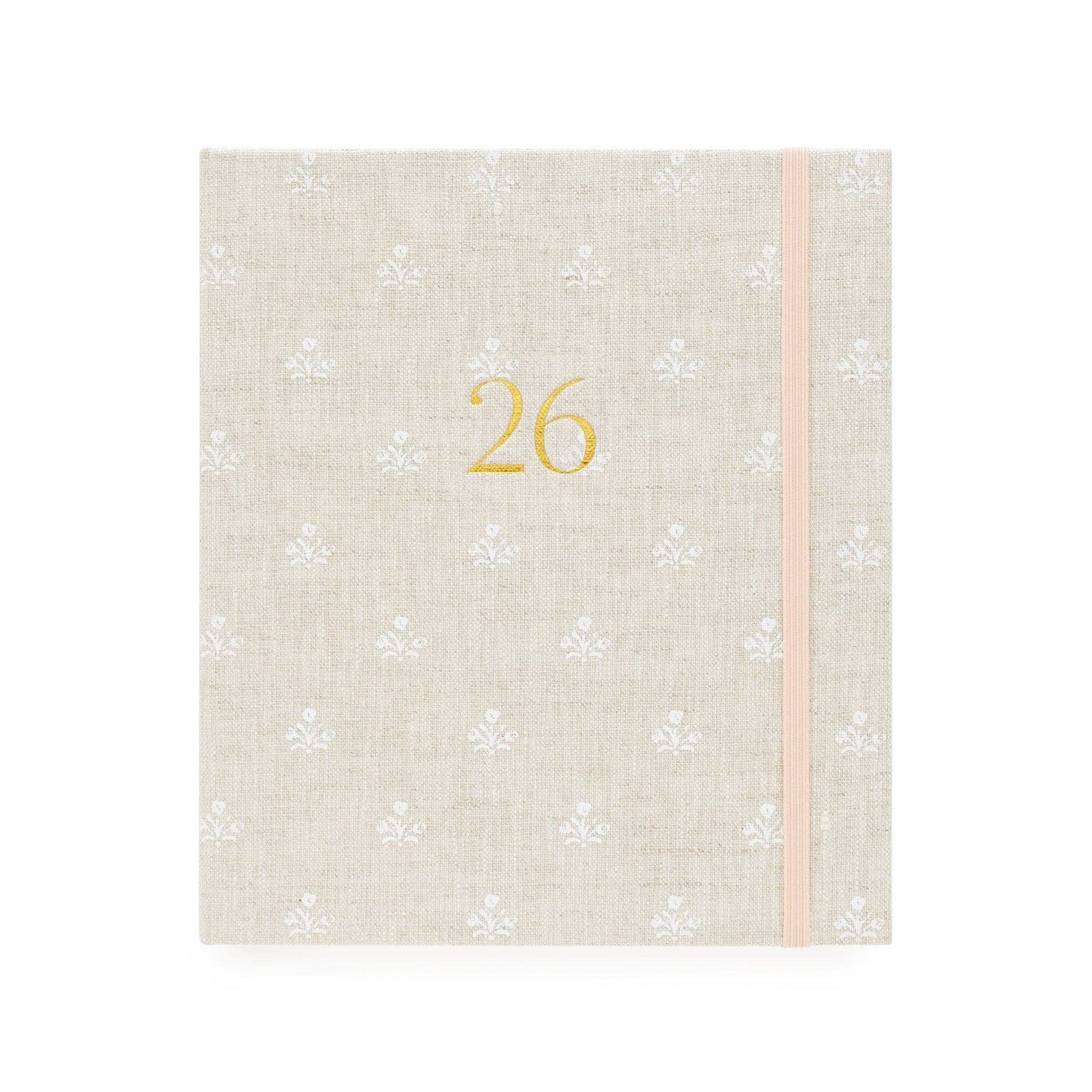 2026 Flax Floral Concealed Planner