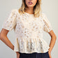 Emme Floral Lace Blouse