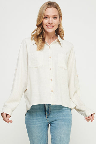 Everly Button Front Shirt