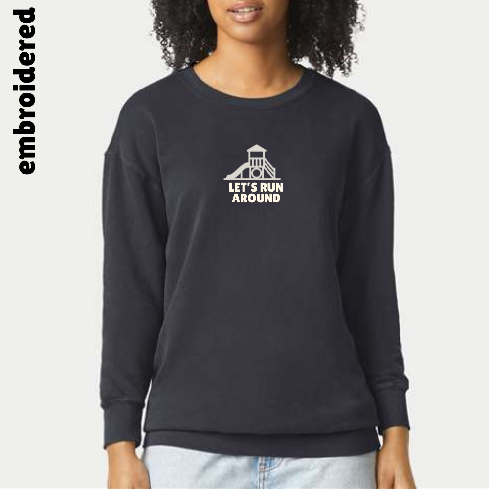 Embroidered Adult Crewneck