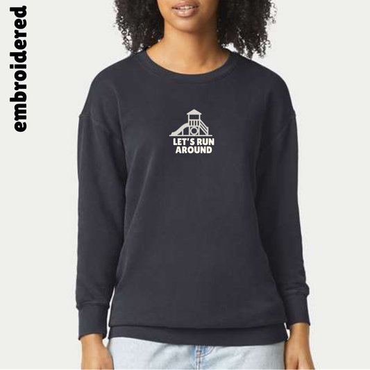 Embroidered Adult Crewneck