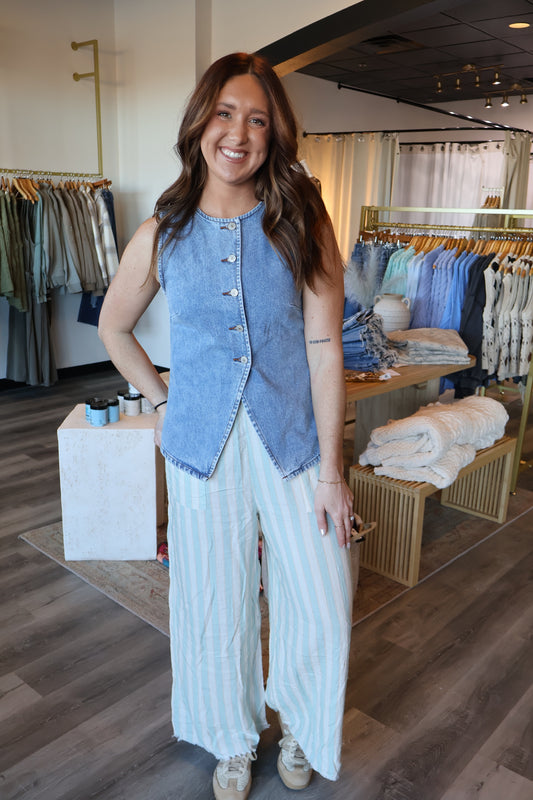 Callie Button Down Vest