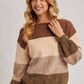 Jeanette Color Block Sweater