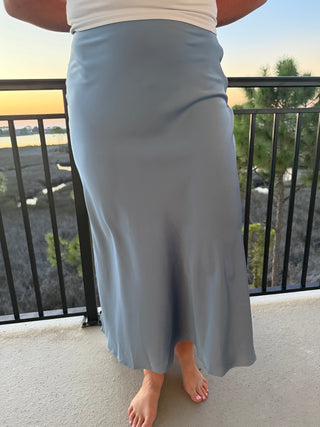 Bristol Satin Skirt