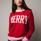 “MERRY" SWEATER