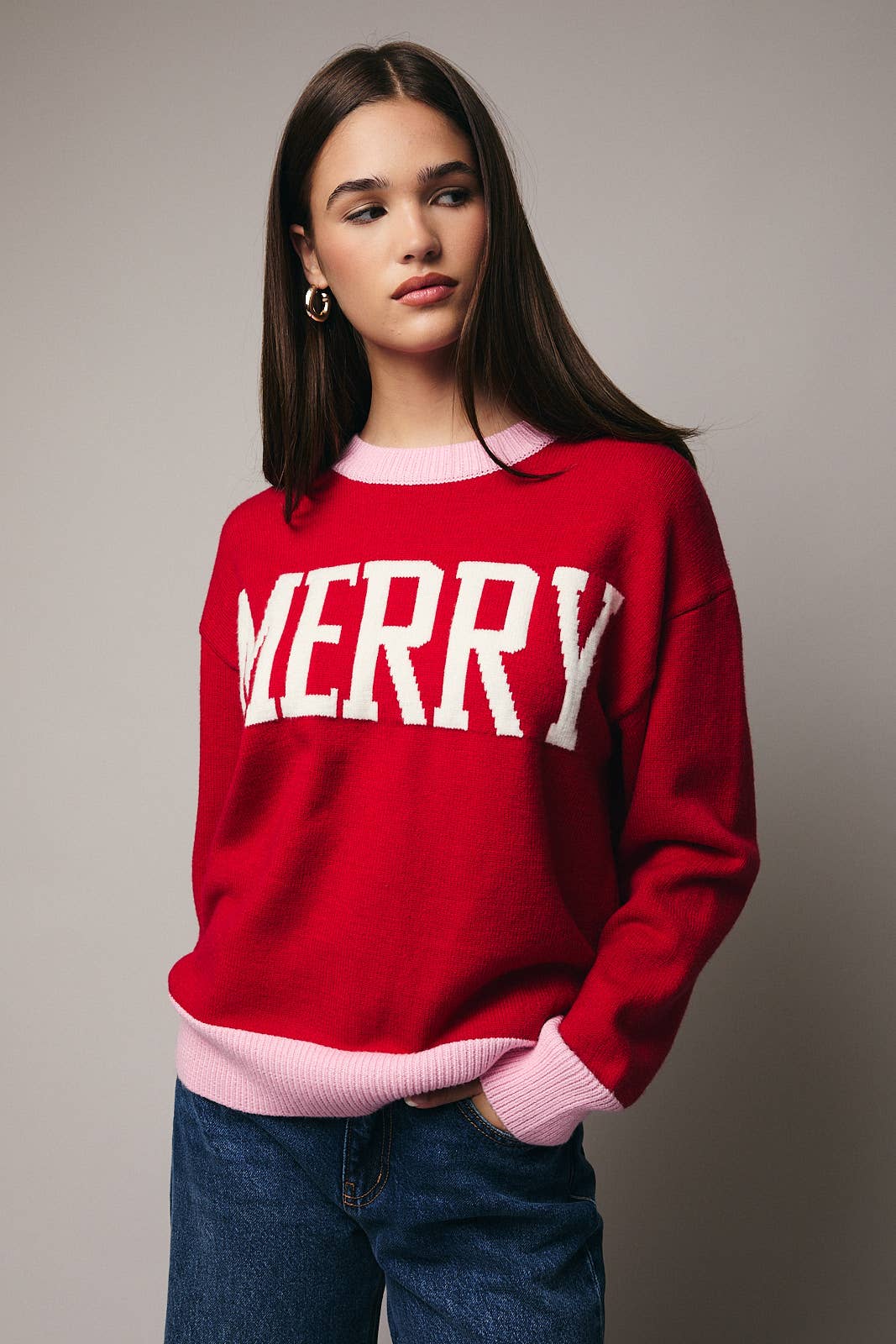 “MERRY" SWEATER