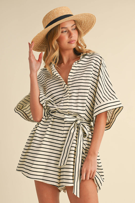 Amber Belted Romper
