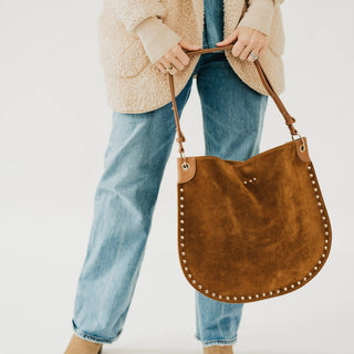 Rosalie Suede Hobo Bag