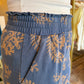 Paisley Print Mineral Wash Pant