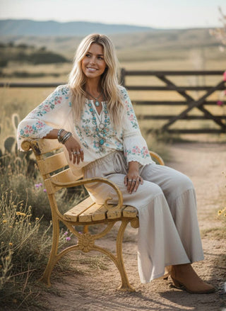 Callie Tiered Palazzo Pants
