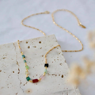 Tourmaline Bar Necklace