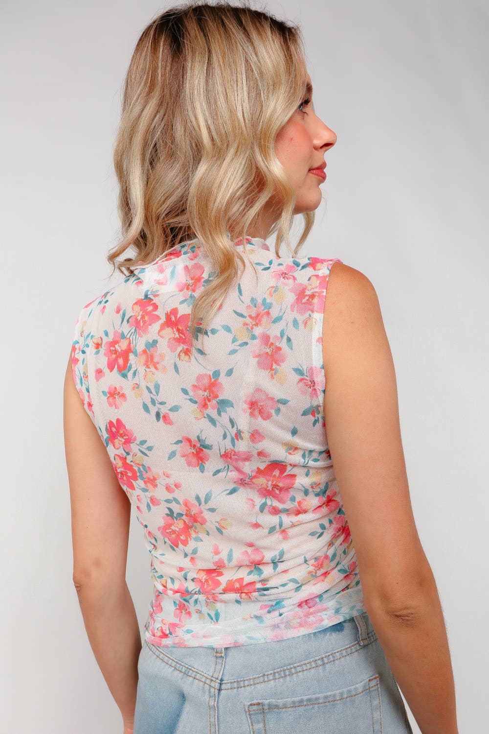 Sunny Sheer Floral Top