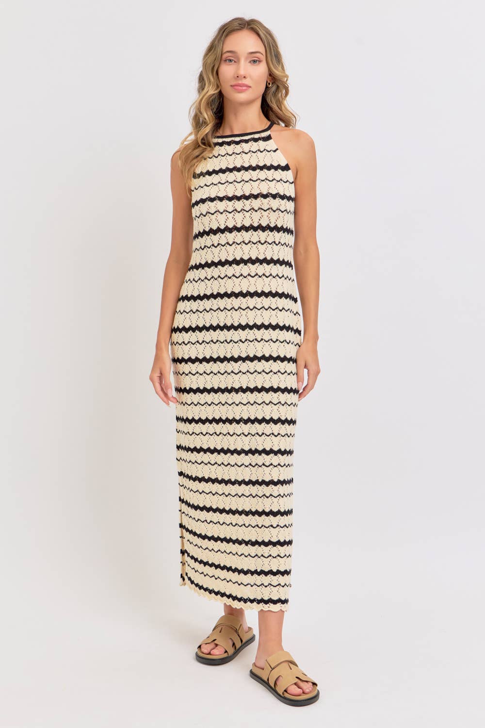 Celine Crochet Maxi Dress