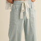 Sky Wide Leg Cropped Pants
