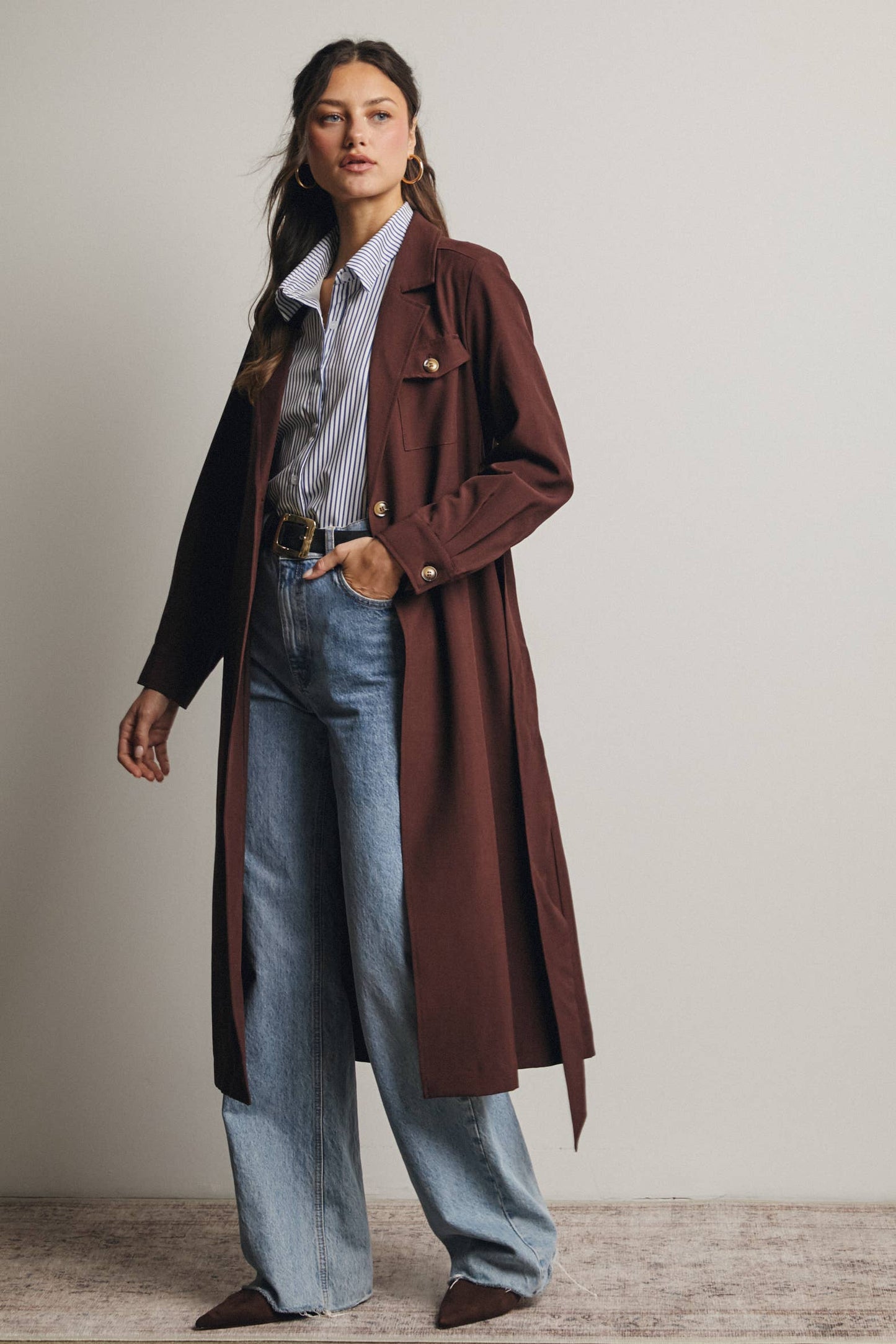 Margo Belted Trench Coat