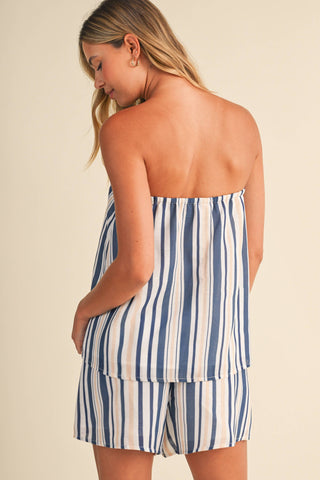 Cove Striped Shorts Set
