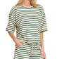 Marnie Striped Short Sleeve Short Set