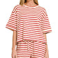 Marnie Striped Short Sleeve Short Set