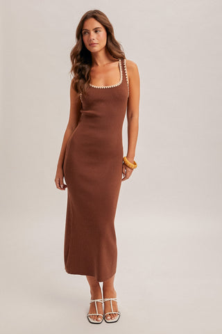 Cora Ribbed Sweater Dress