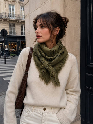 Paisley Wool Scarf
