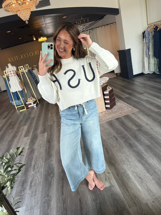 USA Rope Sweater