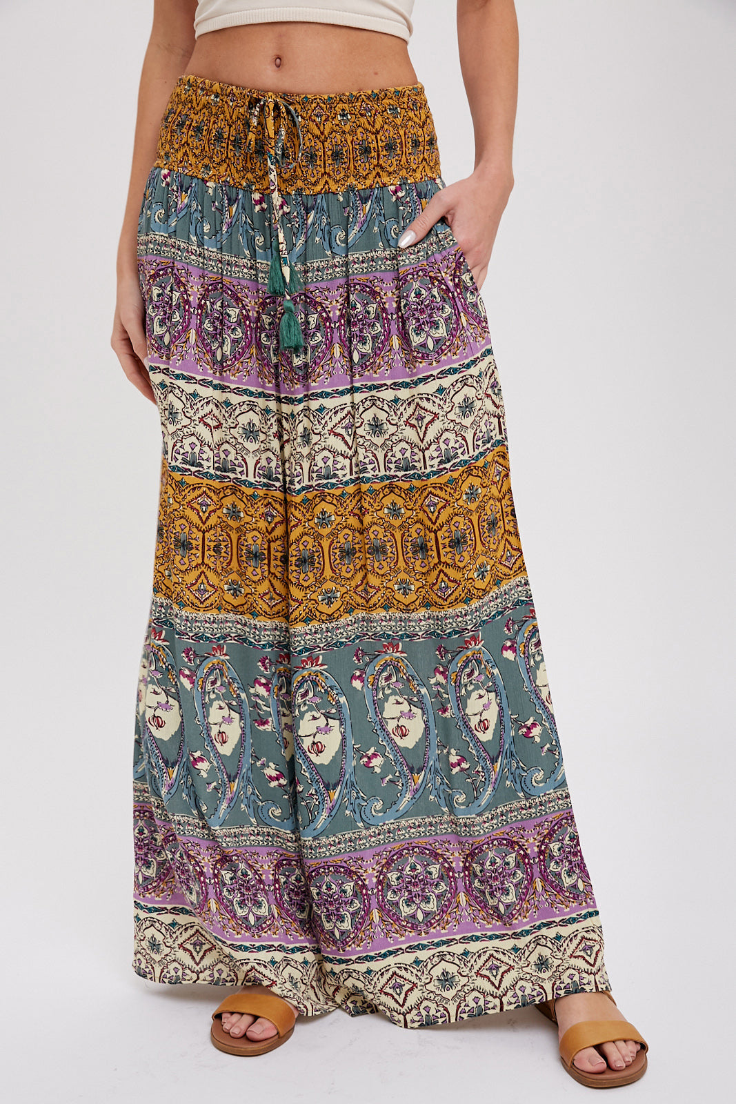 Jenna Boho Wide Leg Pants