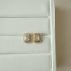 Eva Baguette Diamond Studs Earrings