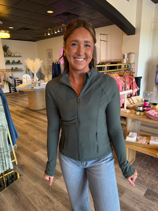 Arlene Ribbed Jacket