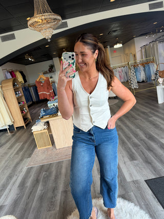 Faye Button Down Vest