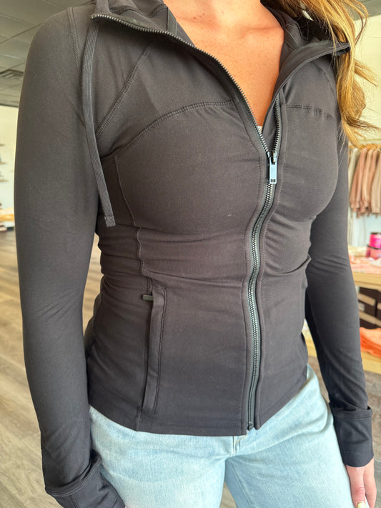 Josie Hooded Fitted Jacket