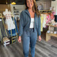 Sharon Mock Neck Zip Up Active Jacket