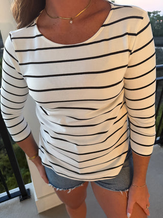 Jordon Striped Knit