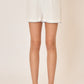 Elle White Shorts