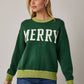 “MERRY" SWEATER