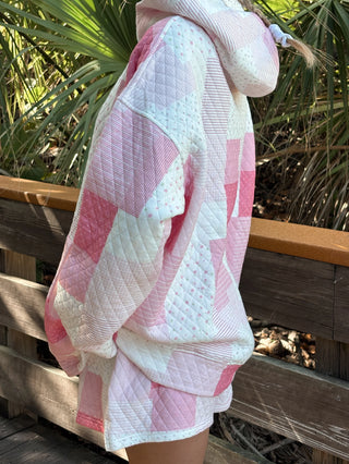 Elodie Quilted Hoodie