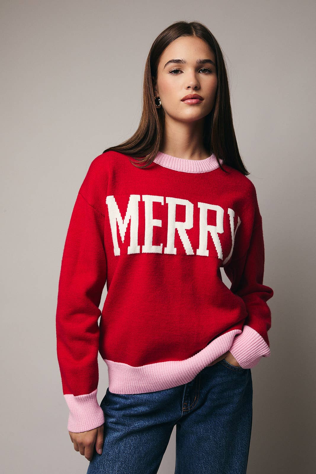 “MERRY" SWEATER