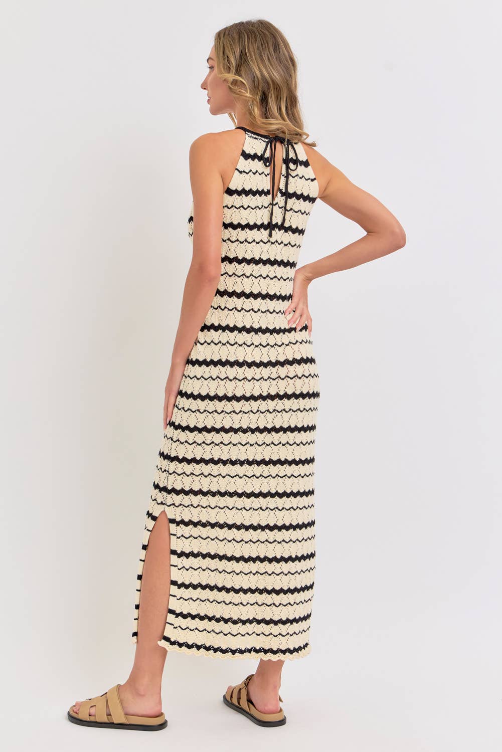 Celine Crochet Maxi Dress