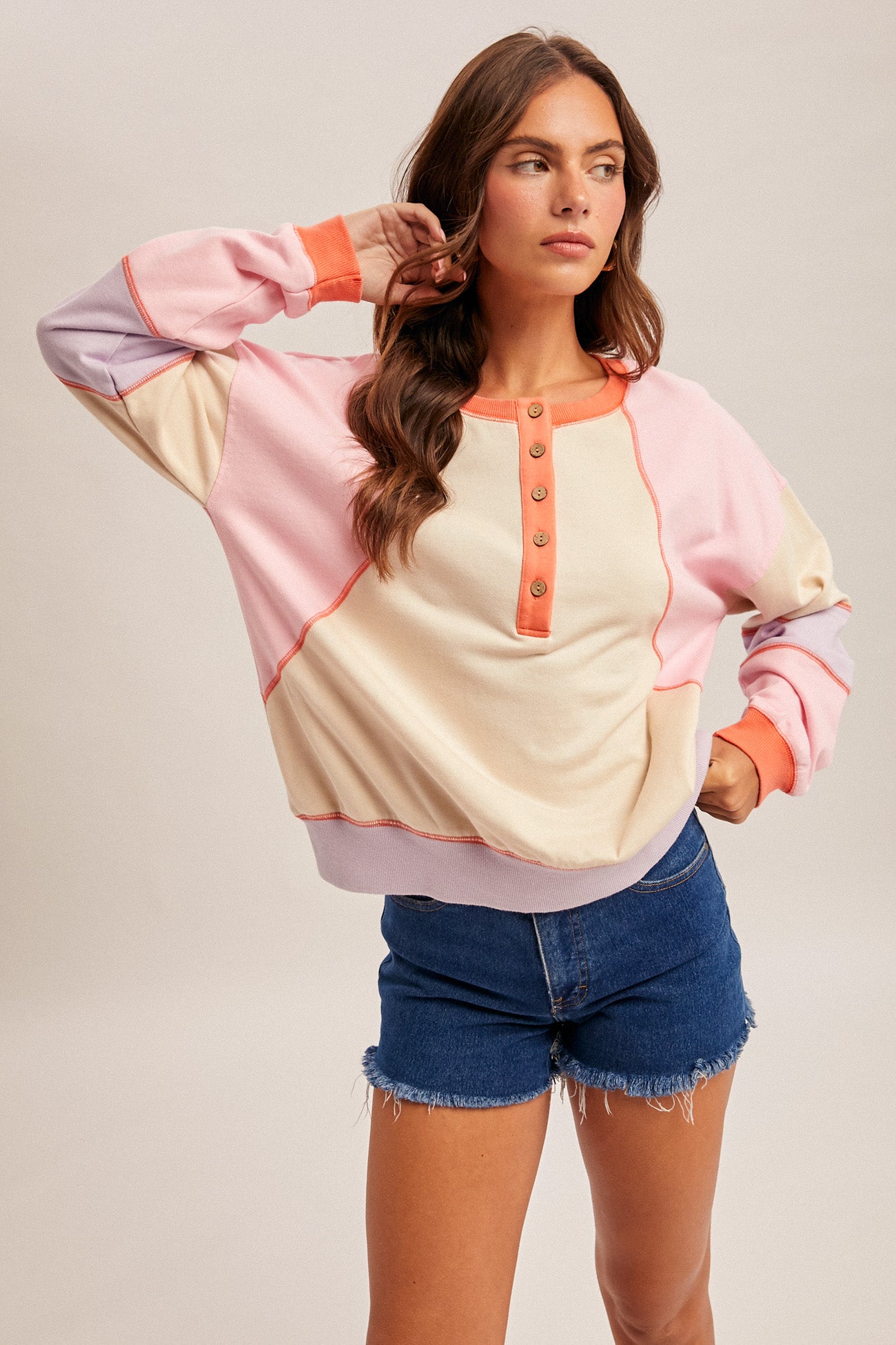 Tessi Henley Pullover