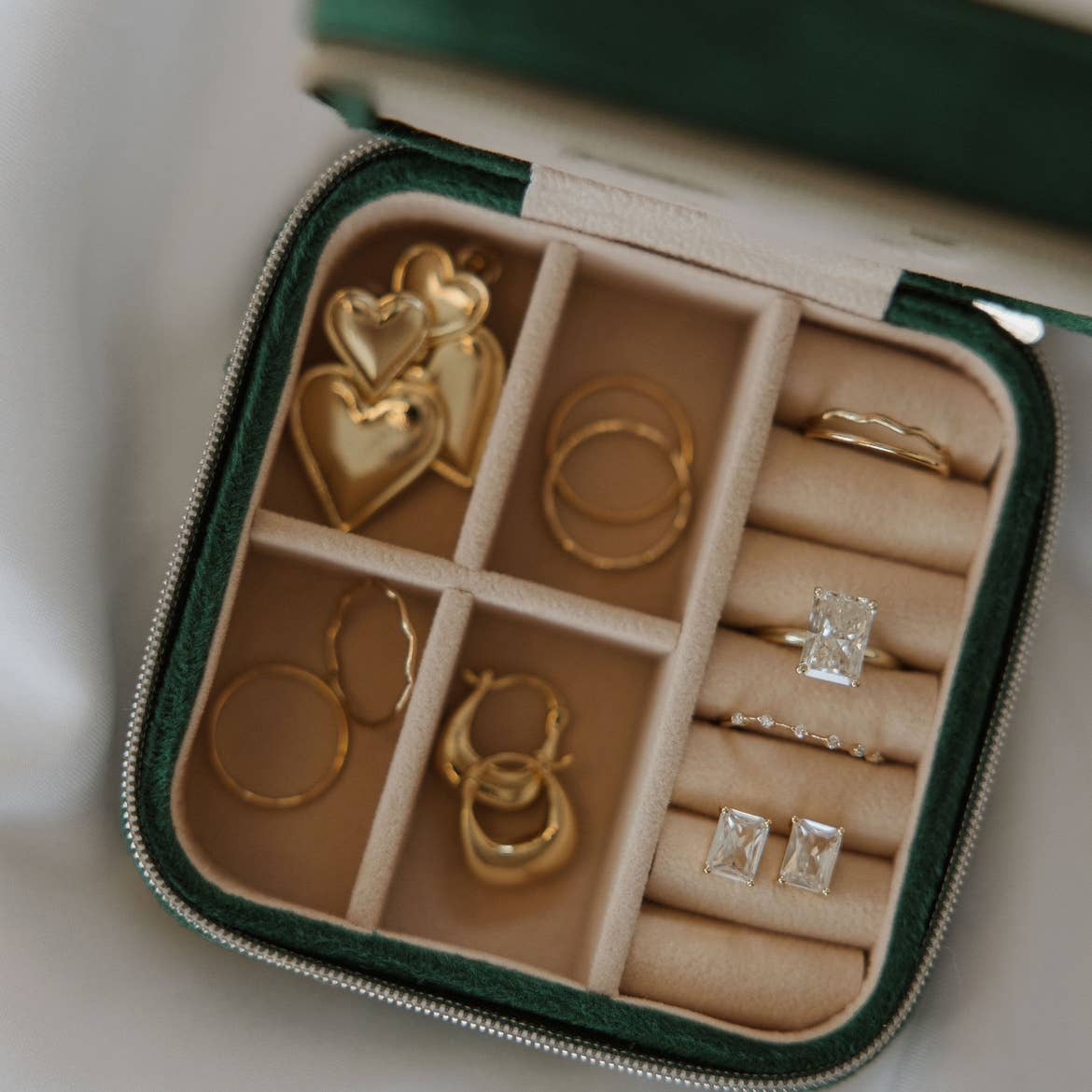 Shaina Hoops Earrings Gold Filled