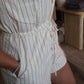 Delilah Pin Stripe Romper