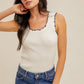 Melanie Ribbed Sweater Tank