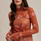 Laura Floral Mesh Print