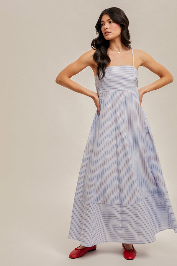 Rosie Stripe Maxi Dress