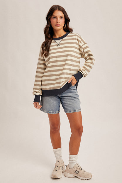 Jodine Color Contrast Crew