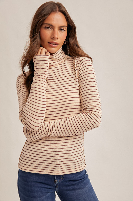 Sienna Stripe Turtle Neck