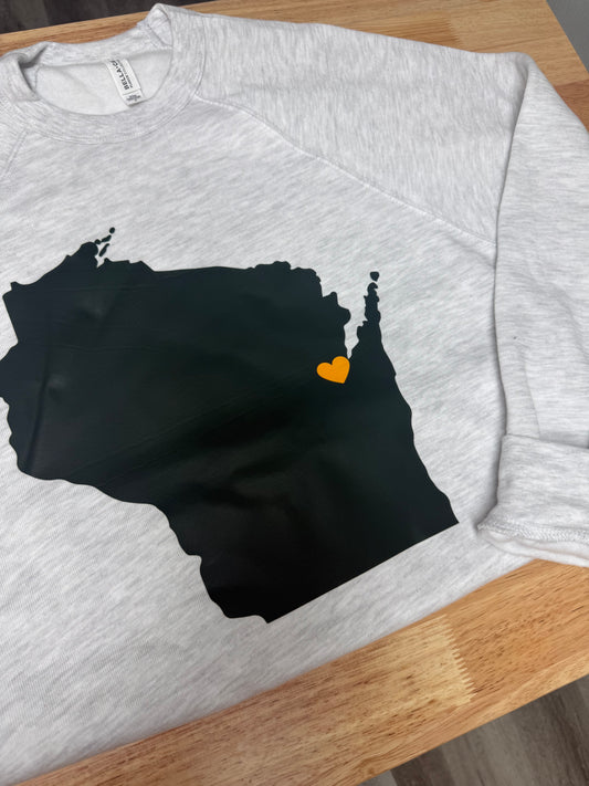 Golden Heart Crewneck