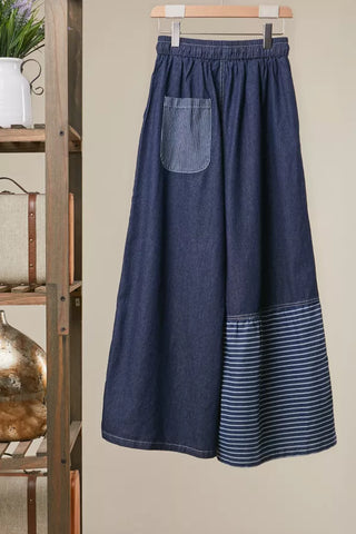Ember Frayed Star Wide Pants