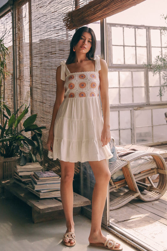 Bella Crochet Tier Dress