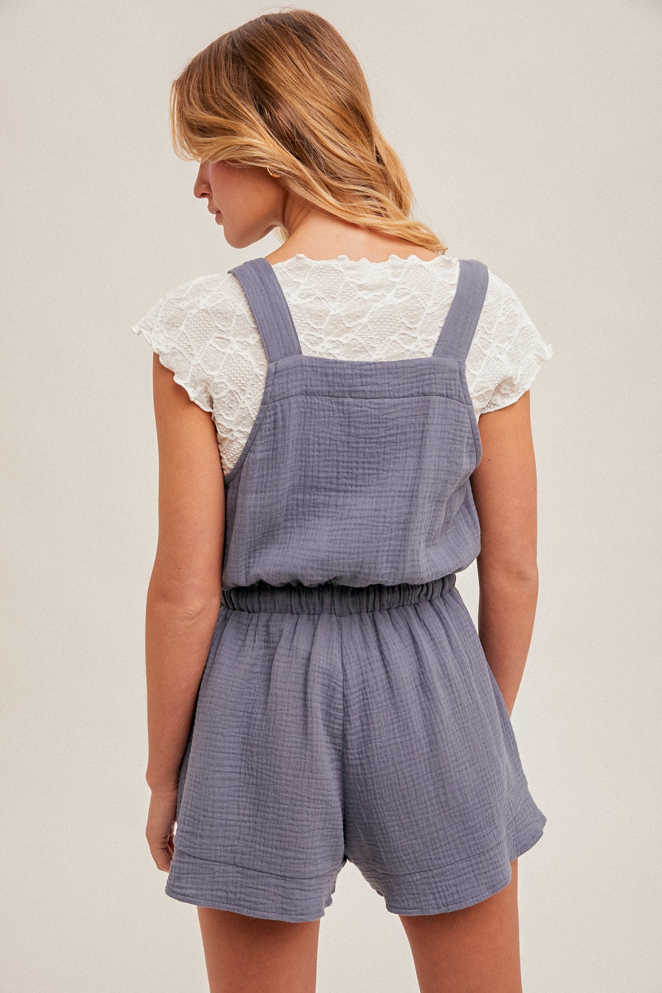 Tawny Double Gauze Romper